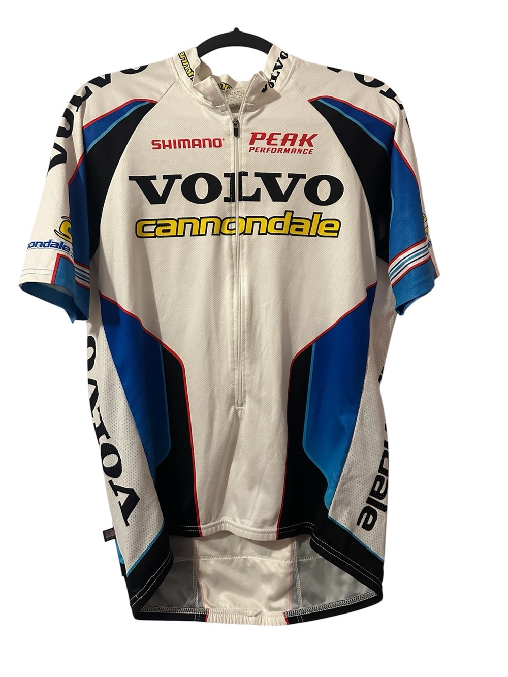 Vintage Cannondale Volvo Shimano cycling shirt men’s size xl